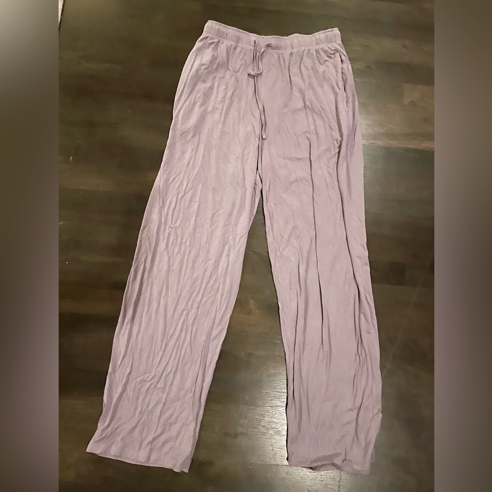 Like New, Buttery Soft Lavender Wide-Leg Lounge Pants